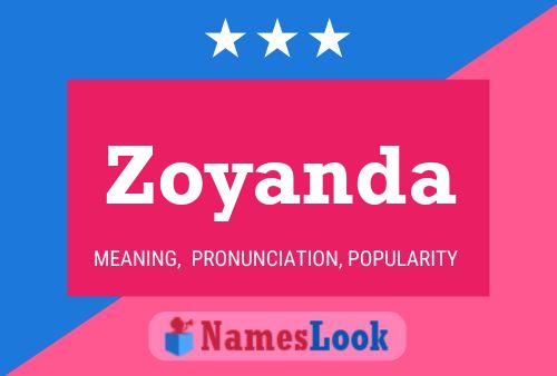 ملصق اسم Zoyanda