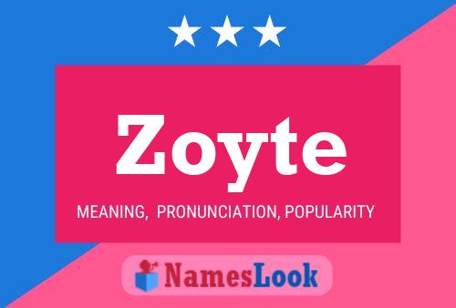 ملصق اسم Zoyte