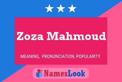 ملصق اسم Zoza Mahmoud