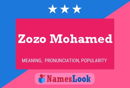 ملصق اسم Zozo Mohamed