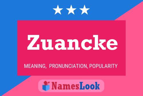 ملصق اسم Zuancke