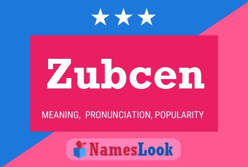 ملصق اسم Zubcen