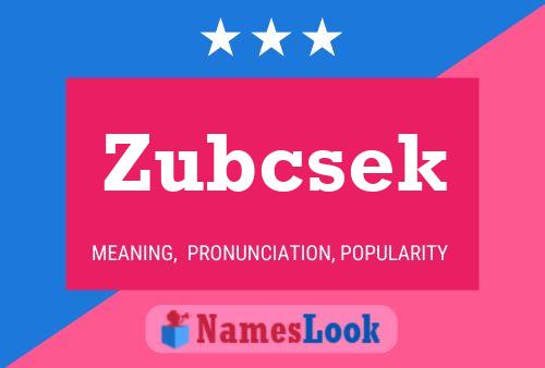 ملصق اسم Zubcsek