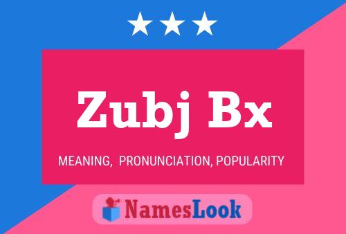 ملصق اسم Zubj Bx