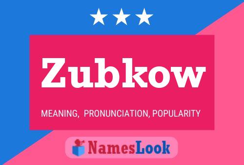 ملصق اسم Zubkow