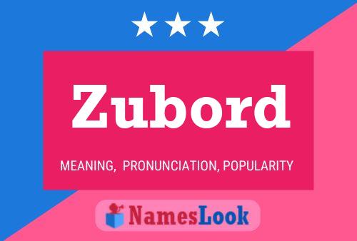 ملصق اسم Zubord