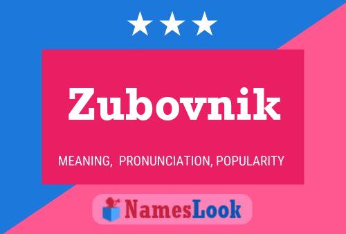 ملصق اسم Zubovnik