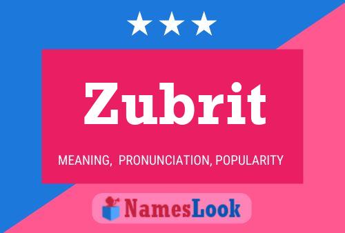 ملصق اسم Zubrit