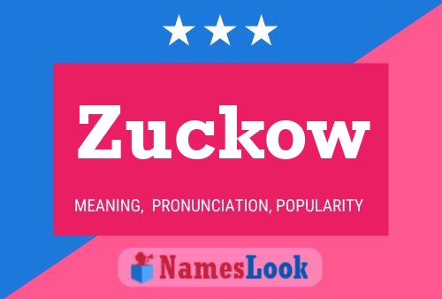 ملصق اسم Zuckow