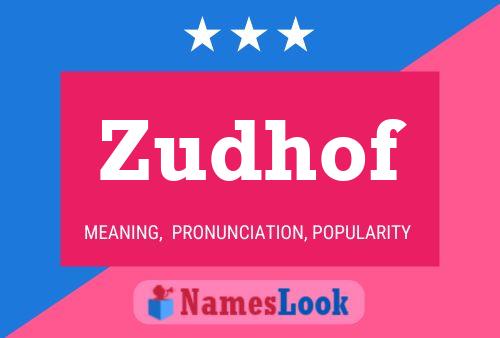 ملصق اسم Zudhof