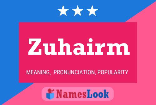 ملصق اسم Zuhairm