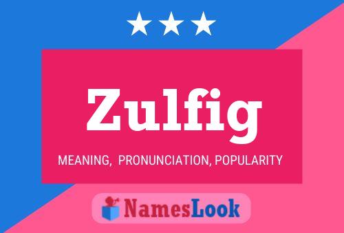 ملصق اسم Zulfig