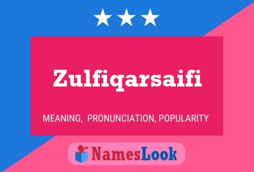 ملصق اسم Zulfiqarsaifi