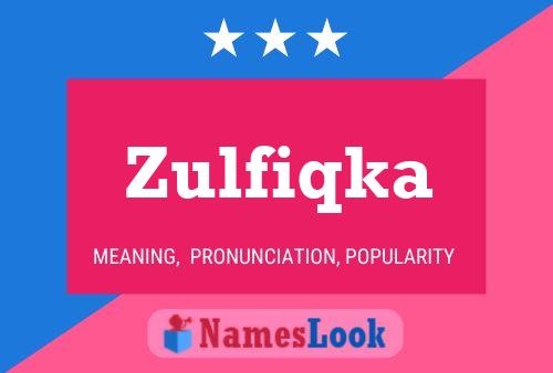 ملصق اسم Zulfiqka