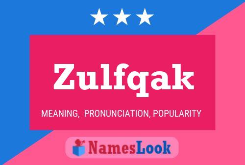 ملصق اسم Zulfqak