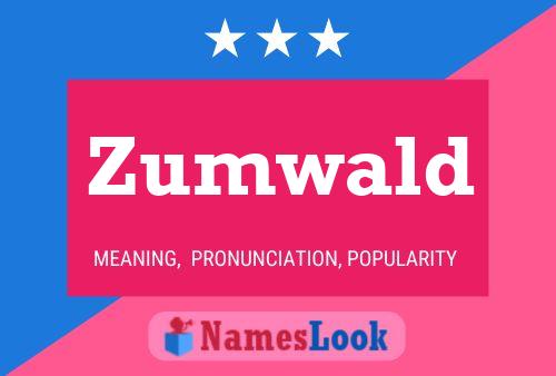 ملصق اسم Zumwald