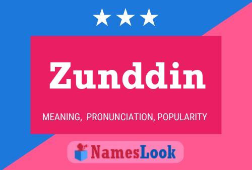 ملصق اسم Zunddin