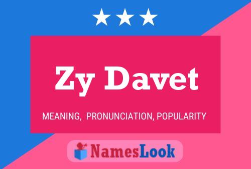 ملصق اسم Zy Davet