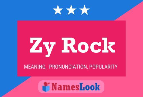 ملصق اسم Zy Rock