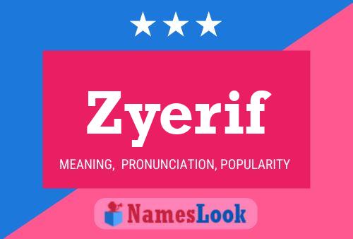 ملصق اسم Zyerif