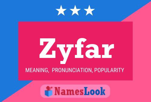 ملصق اسم Zyfar