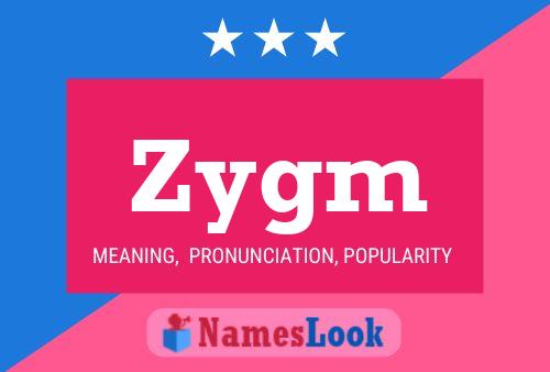 ملصق اسم Zygm