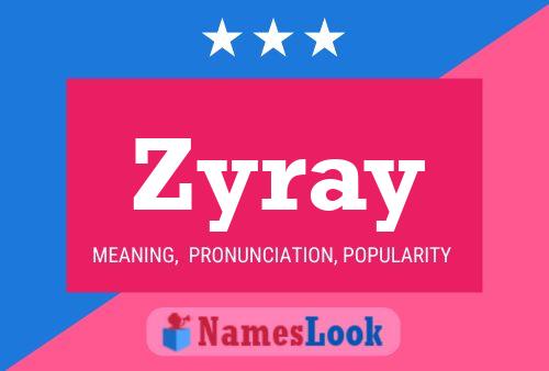 ملصق اسم Zyray