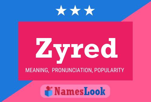 ملصق اسم Zyred