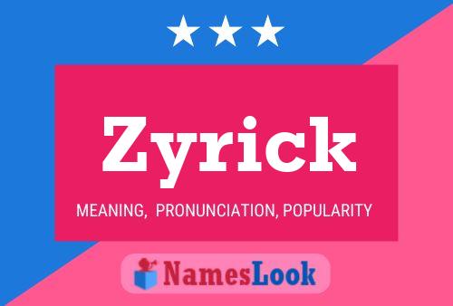 ملصق اسم Zyrick