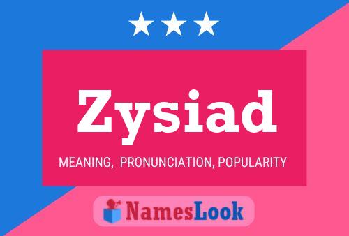 ملصق اسم Zysiad