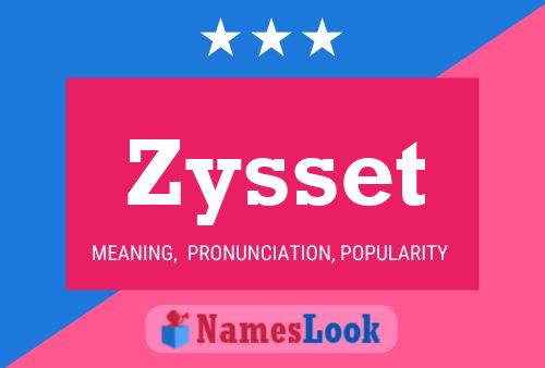 ملصق اسم Zysset